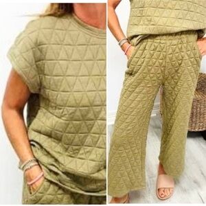 Matching Quilted Set